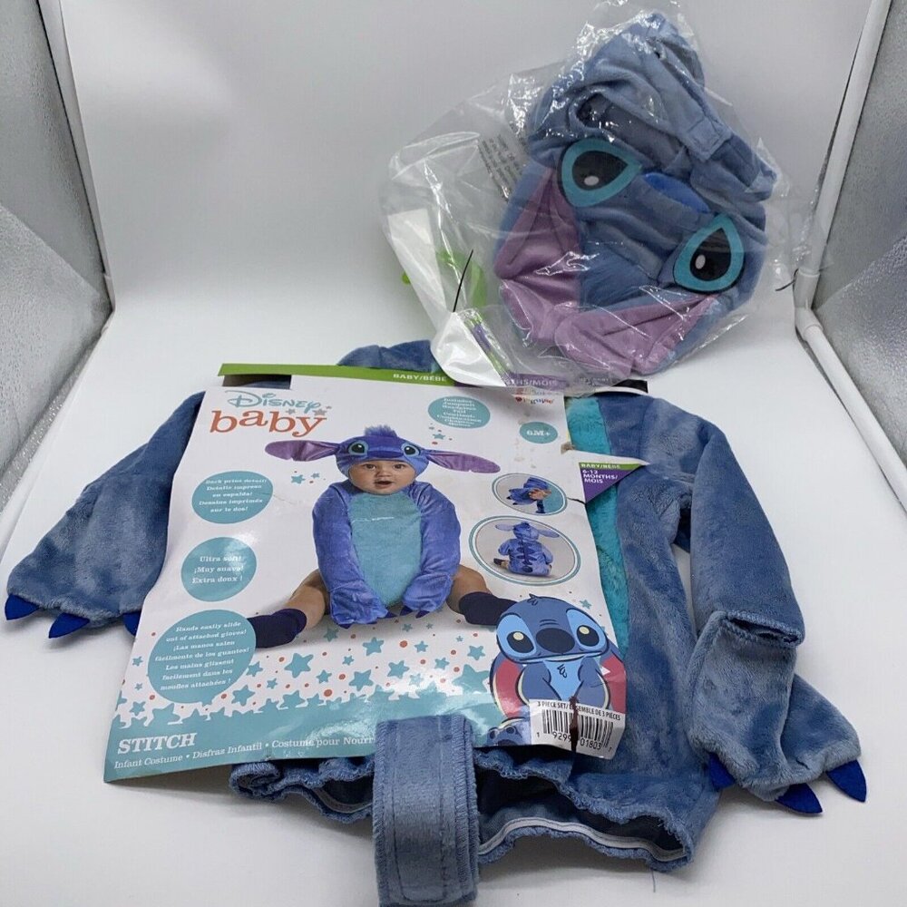 Disney Baby Stitch Infant Halloween Theatre Dress Up Costume Size 6-12 Months